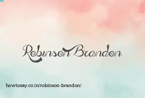 Robinson Brandon