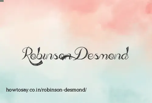 Robinson Desmond