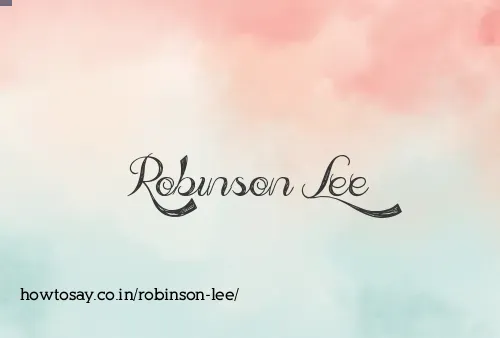 Robinson Lee