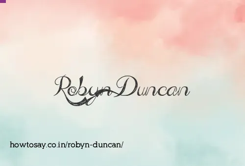 Robyn Duncan