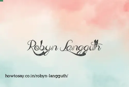 Robyn Langguth