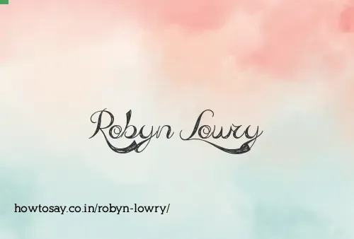 Robyn Lowry