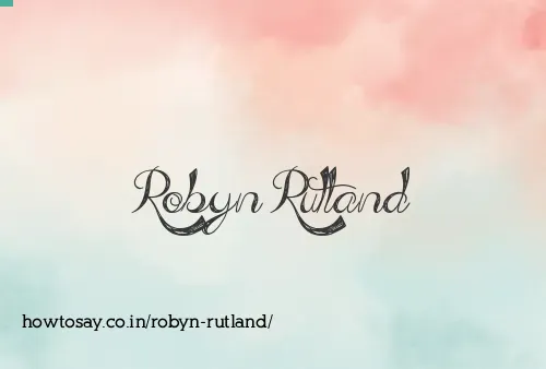 Robyn Rutland