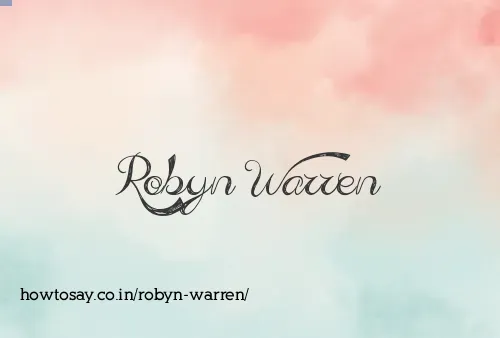 Robyn Warren