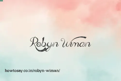 Robyn Wiman