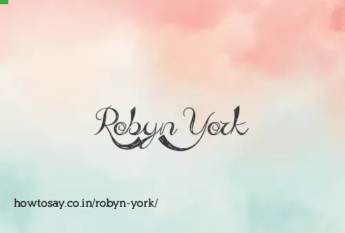 Robyn York
