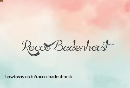 Rocco Badenhorst