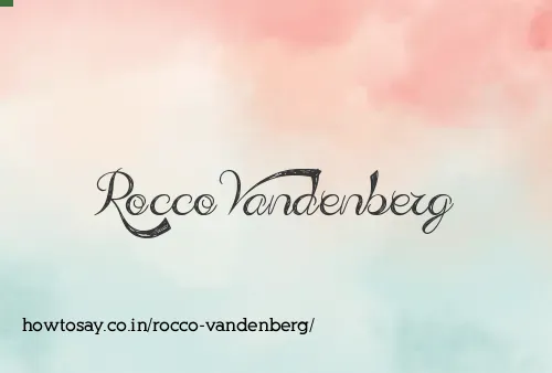 Rocco Vandenberg