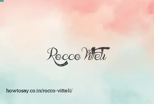 Rocco Vitteli