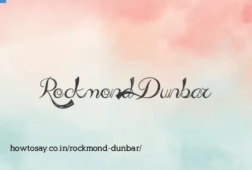 Rockmond Dunbar