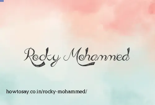 Rocky Mohammed