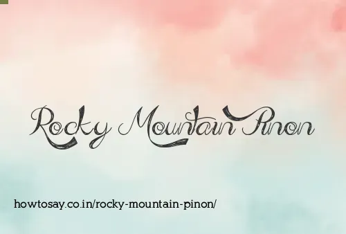 Rocky Mountain Pinon