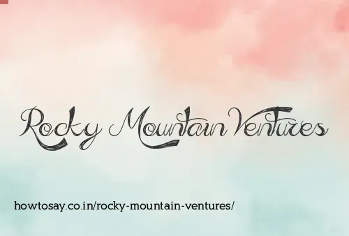 Rocky Mountain Ventures