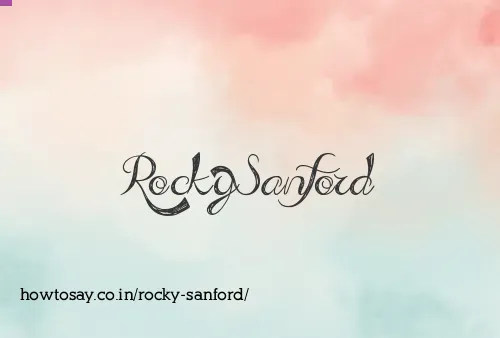 Rocky Sanford