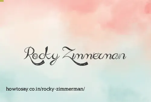 Rocky Zimmerman