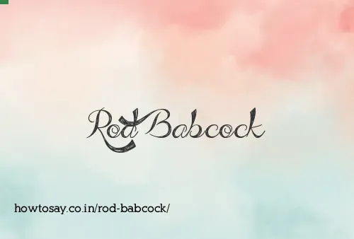 Rod Babcock