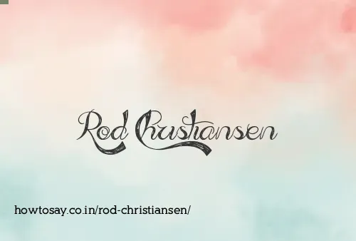 Rod Christiansen