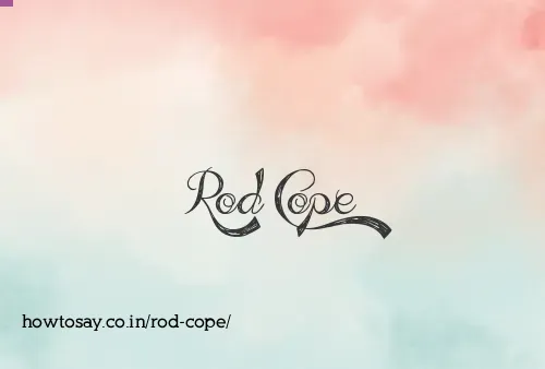 Rod Cope