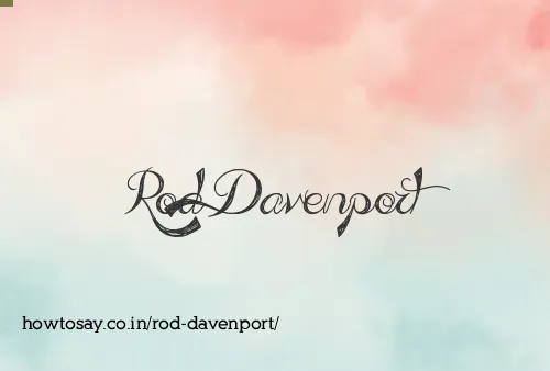 Rod Davenport