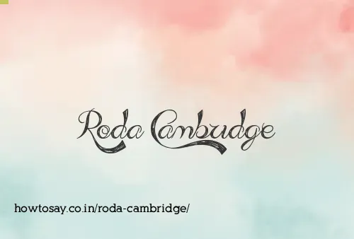 Roda Cambridge
