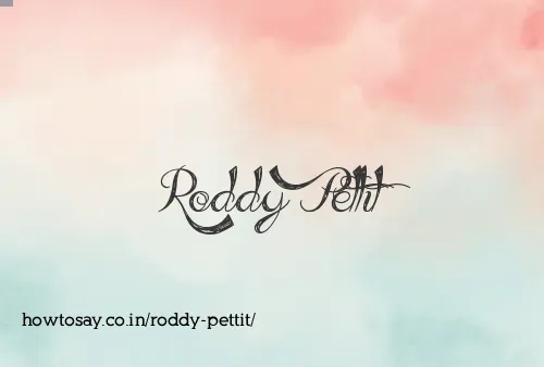 Roddy Pettit