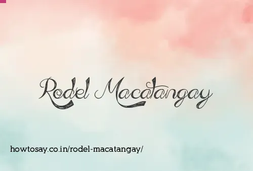 Rodel Macatangay