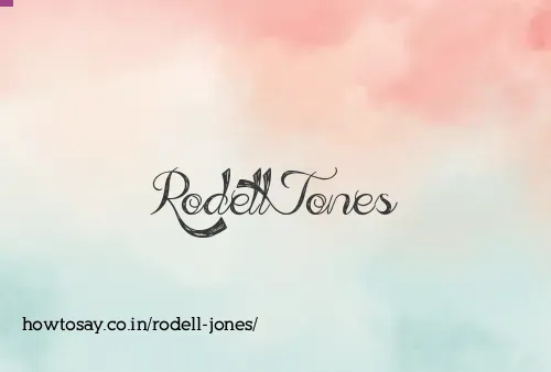 Rodell Jones