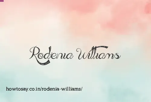 Rodenia Williams