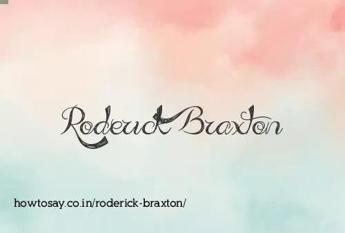 Roderick Braxton