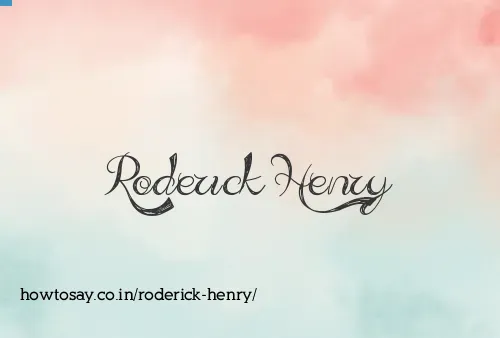 Roderick Henry