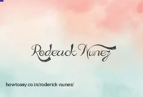 Roderick Nunez
