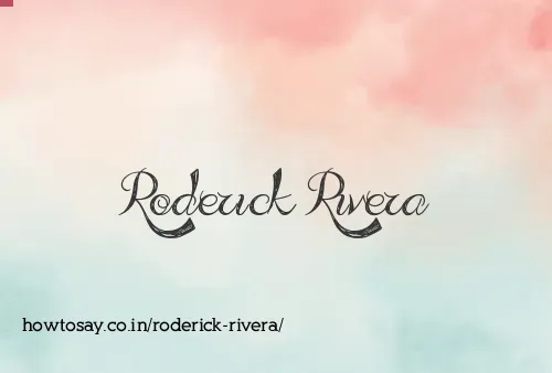 Roderick Rivera