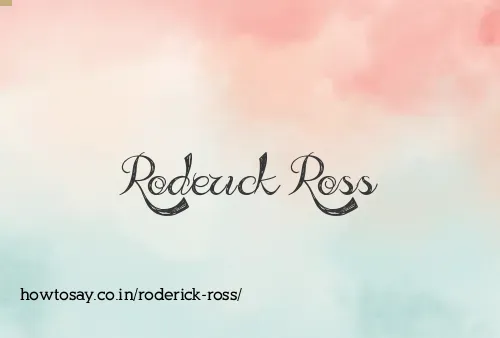 Roderick Ross