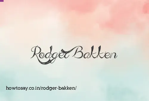 Rodger Bakken