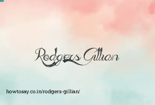 Rodgers Gillian