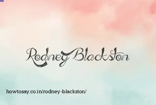 Rodney Blackston