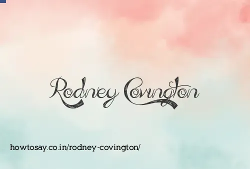Rodney Covington