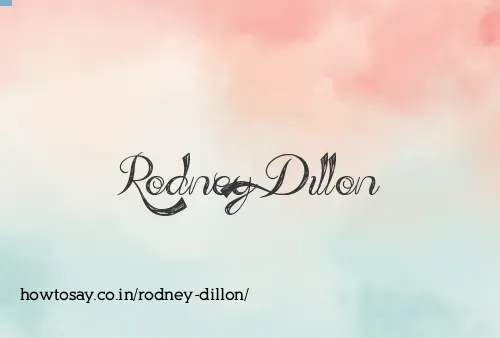 Rodney Dillon