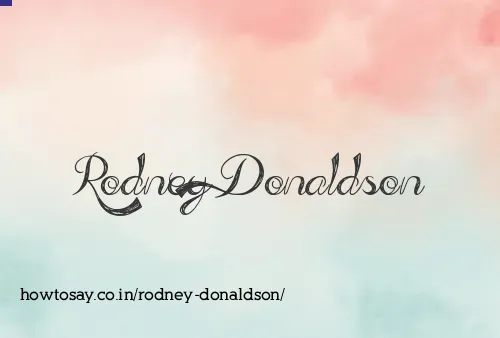 Rodney Donaldson