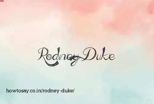 Rodney Duke