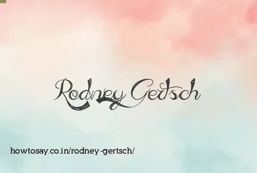 Rodney Gertsch
