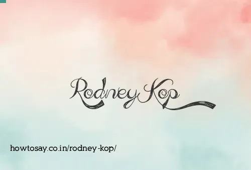Rodney Kop