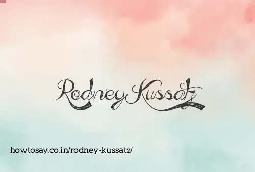 Rodney Kussatz