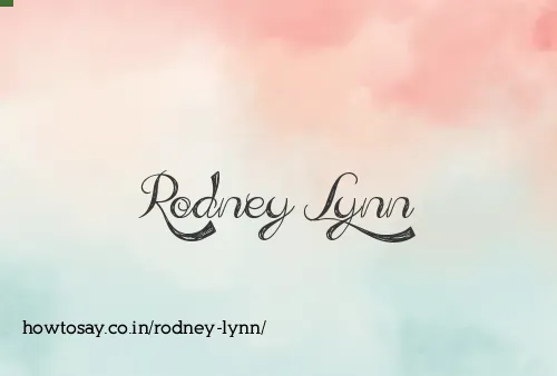 Rodney Lynn