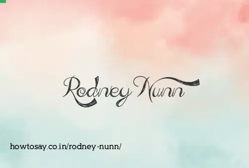 Rodney Nunn