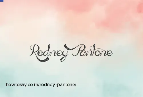 Rodney Pantone