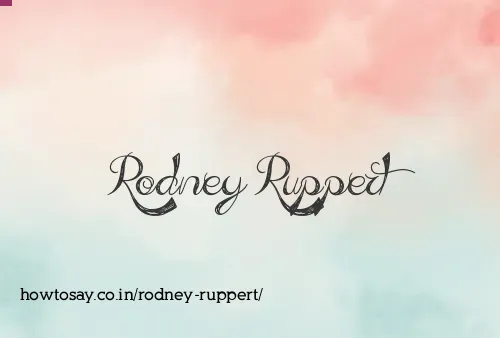 Rodney Ruppert