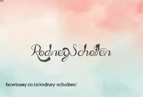 Rodney Scholten