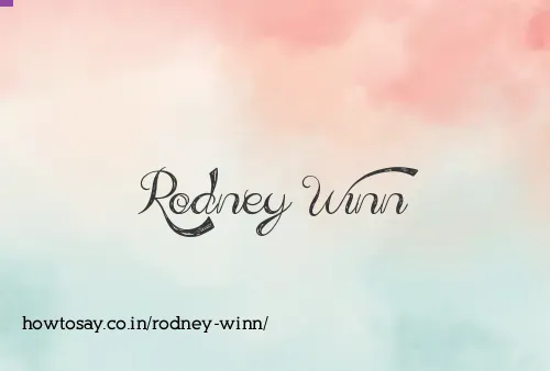 Rodney Winn