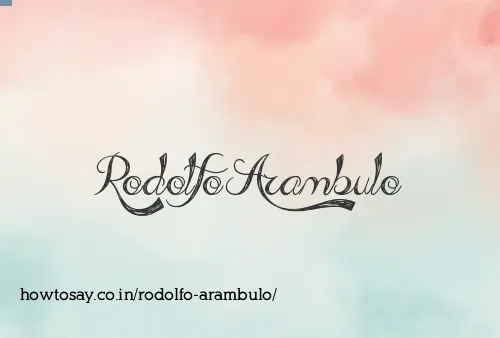 Rodolfo Arambulo